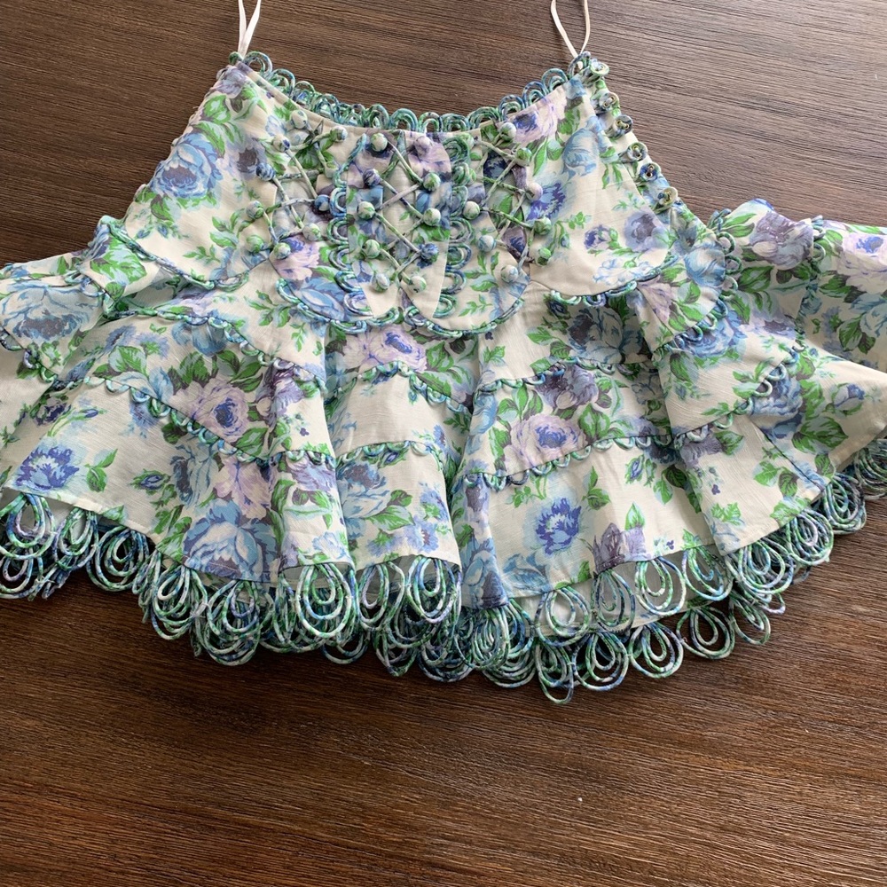 Zimmermann Floral Skirt sz0
